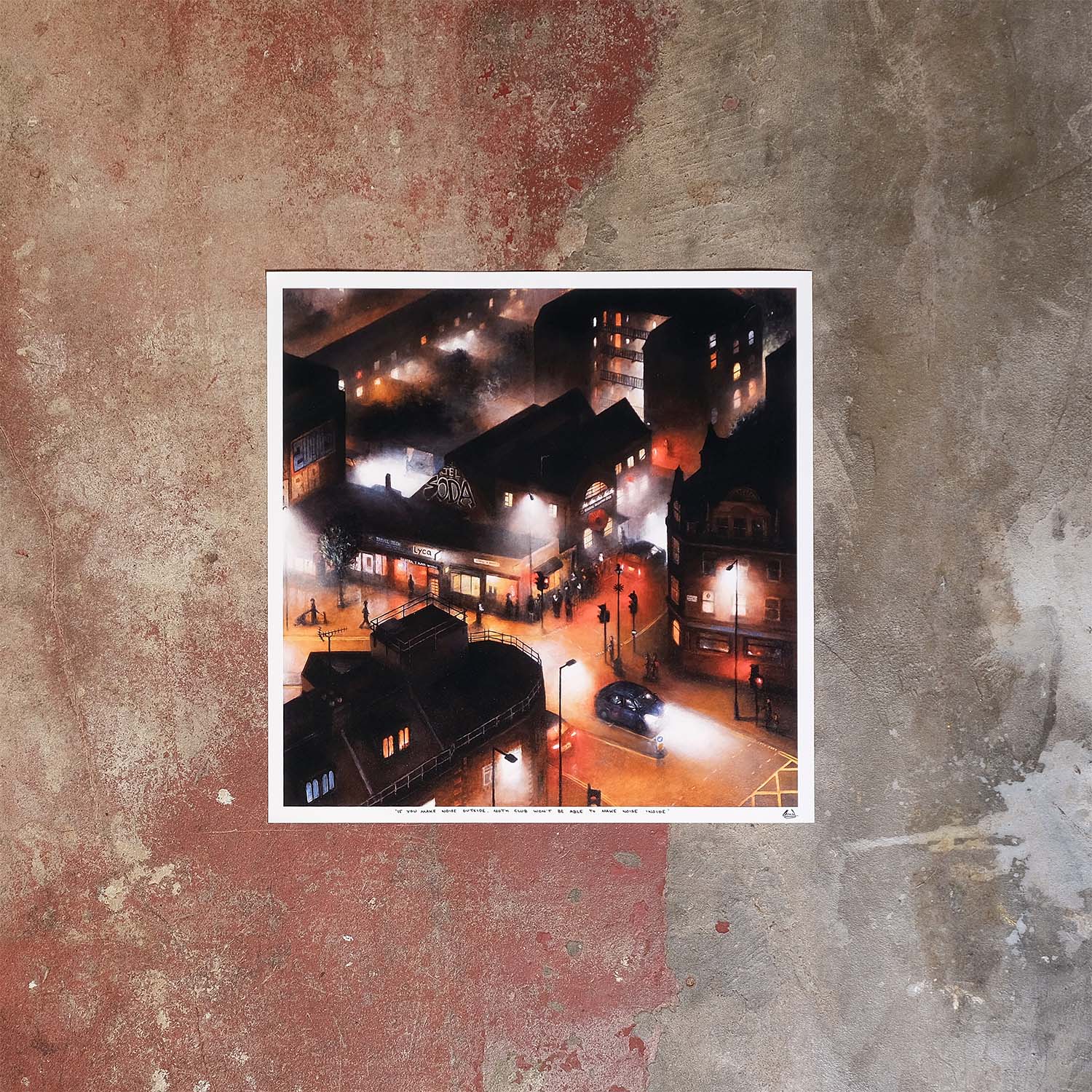 IF YOU MAKE NOISE OUTSIDE, MOTH CLUB WON'T BE ABLE TO MAKE NOISE INSIDE - Limited Edition Print - Image 3